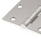 Prime-Line Door Hinge Residential Smooth Pivot, 3-1/2 in. x 3-1/2 in. w/ Square Corners, Satin Nickel 3 Pack U 1150253 - alternate 2